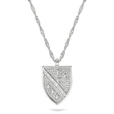 Sandžak Wappen Kette Damen Silber Edelstahl – Ljiljan Lilie