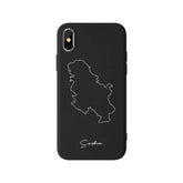 Serbien Handyhülle Silhouette Schutzhülle | d'origine