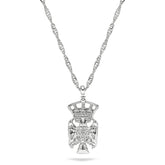 Serbien Wappen Kette Damen Silber Edelstahl – Adler