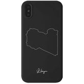 Libyen Handyhülle Silhouette Schutzhülle | d'origine
